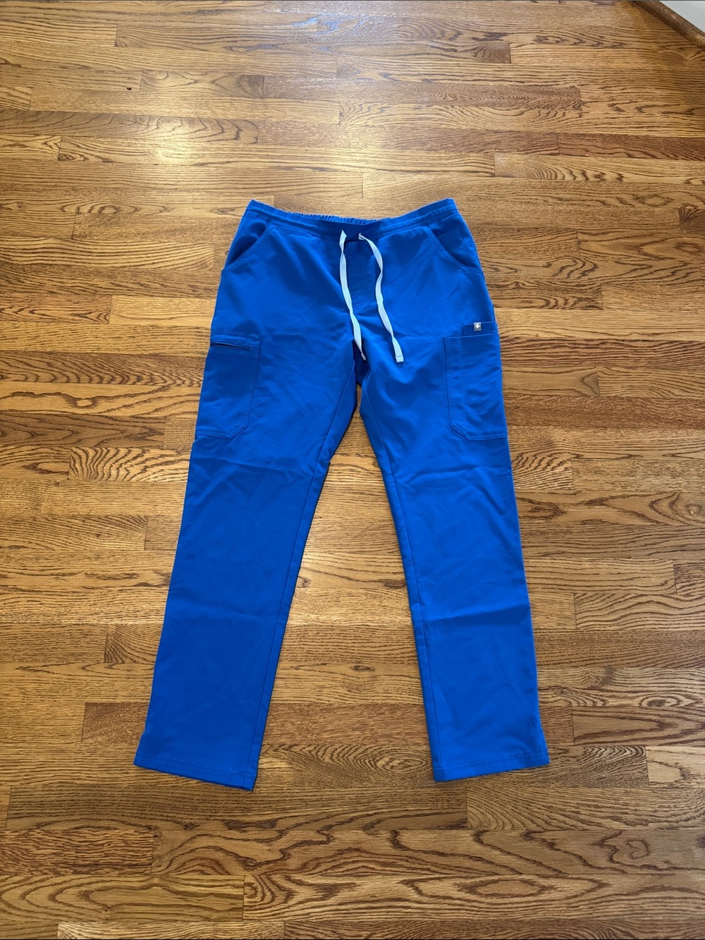 Figs Women’s Royal Blue Drawstring Skinny Scrub Pants Royal Blue